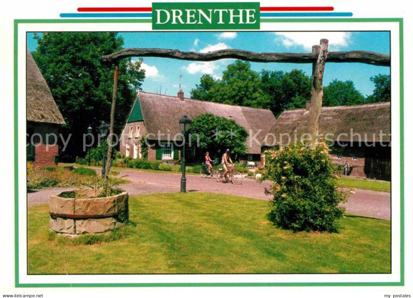 Drenthe Ziehbrunnen Ortsmotiv