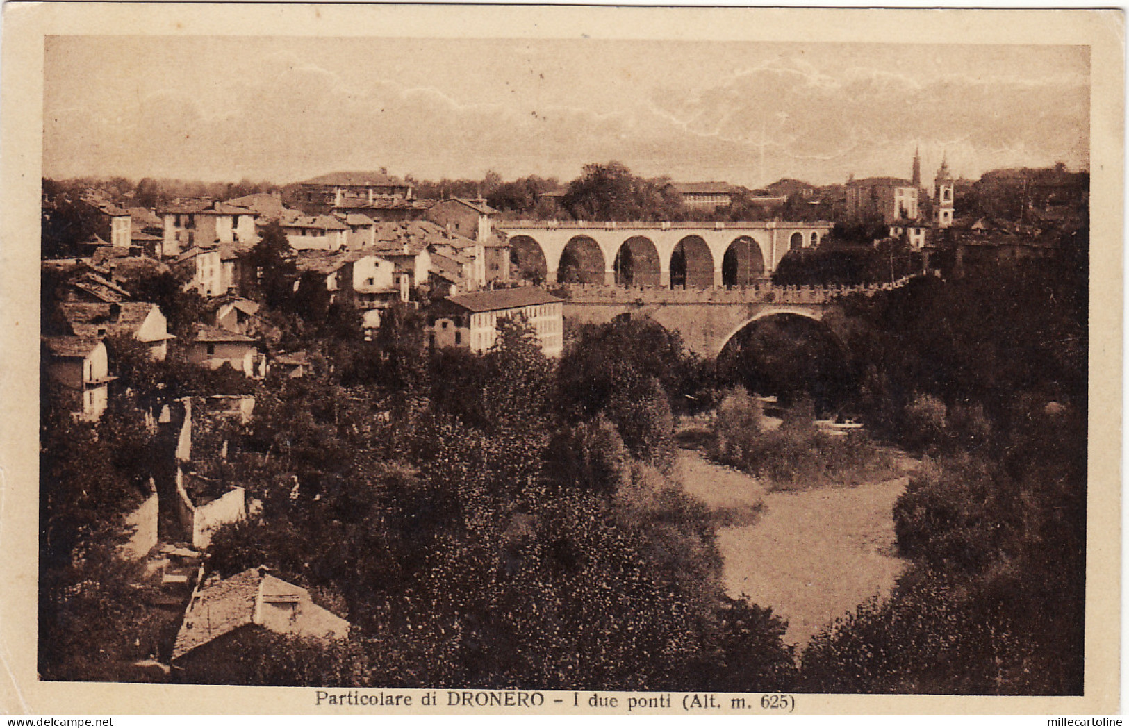 # DRONERO: PARTICOLARE - I DUE PONTI 1939