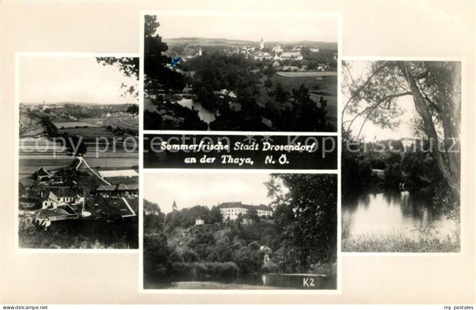 Drosendorf-Zissersdorf Panorama Sommerfrische