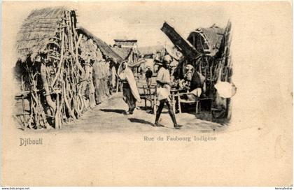 Djibouti - Rue du Faubourg indigene