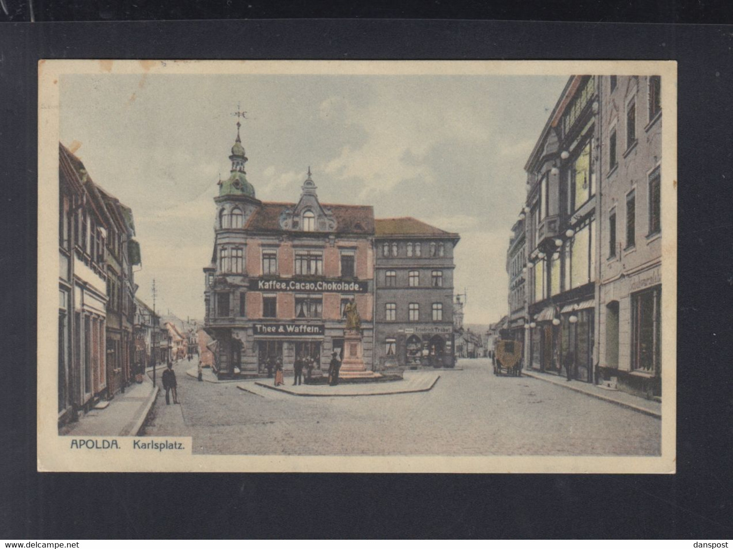 Dt. Reich AK Apolda Karlsplatz 1912