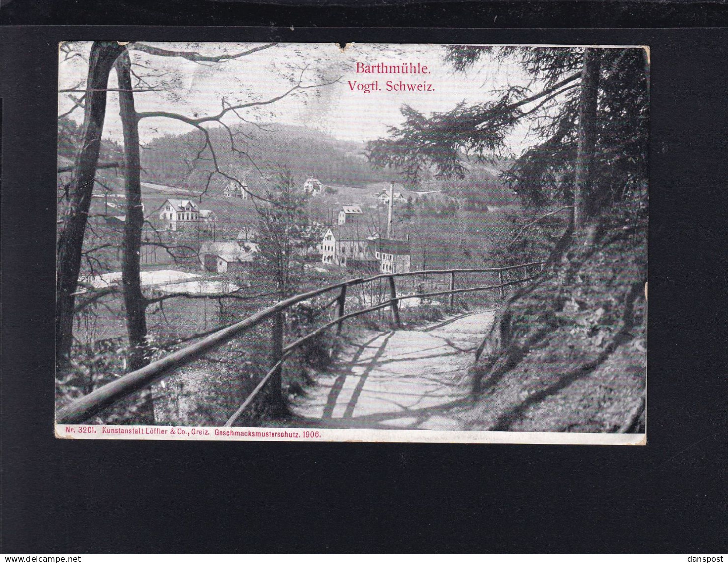 Dt. Reich AK Barthmühle Pöhl