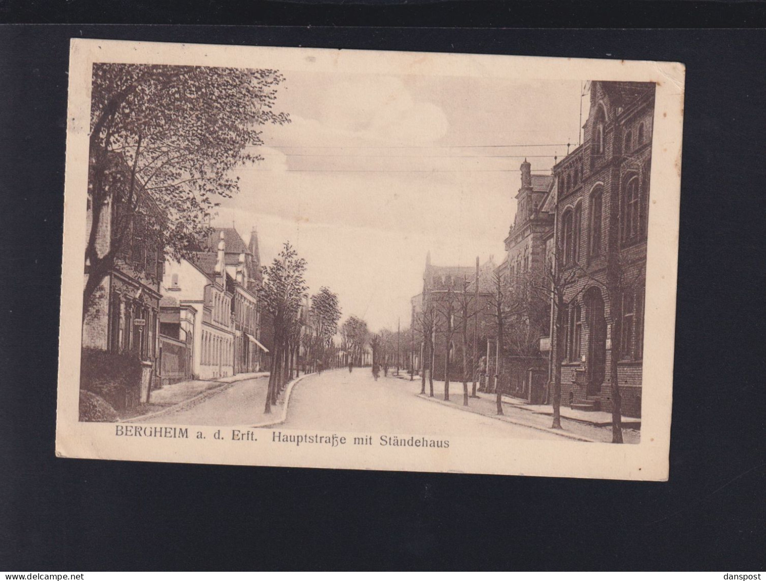 Dt Reich AK Bergheim a.d. Erft Hauptstrasse