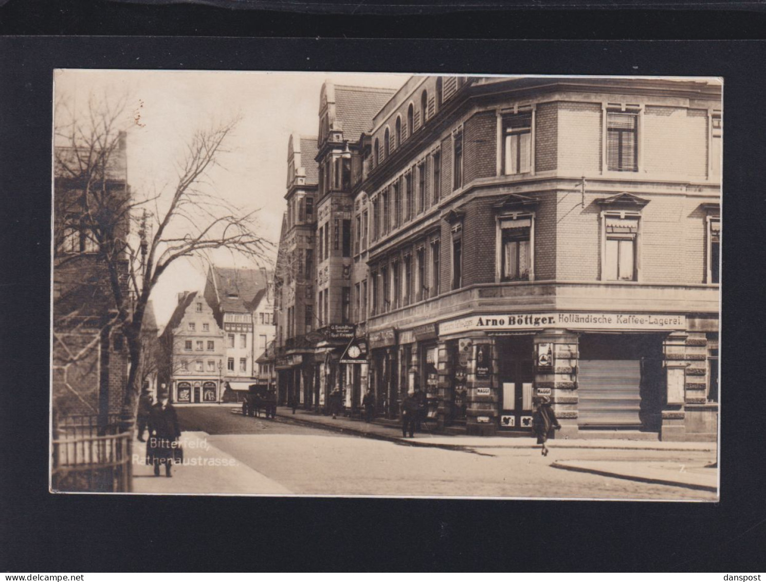 Dt. Reich AK Bitterfeld Rathenaustrasse