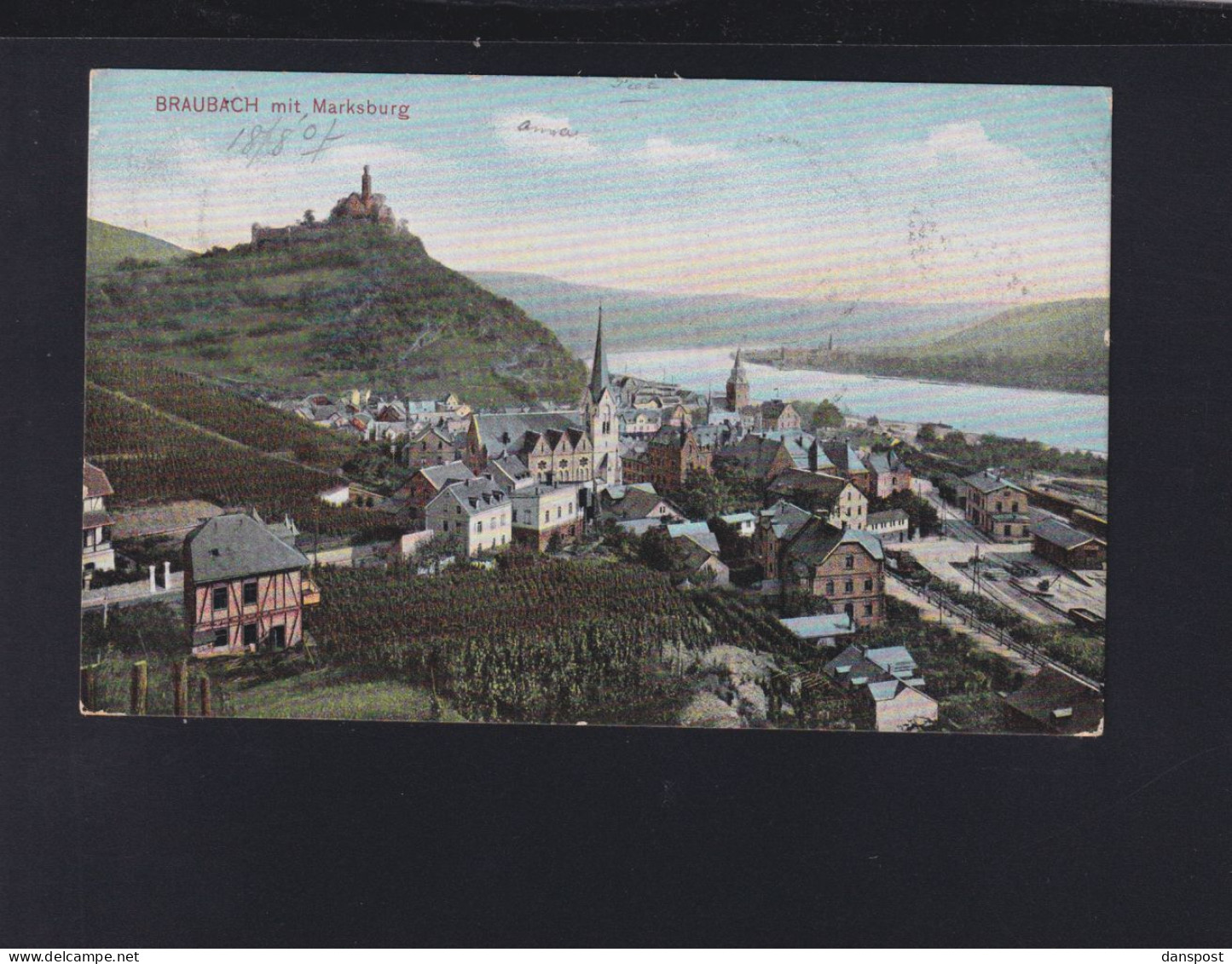 Dt. Reich AK Braubach 1907