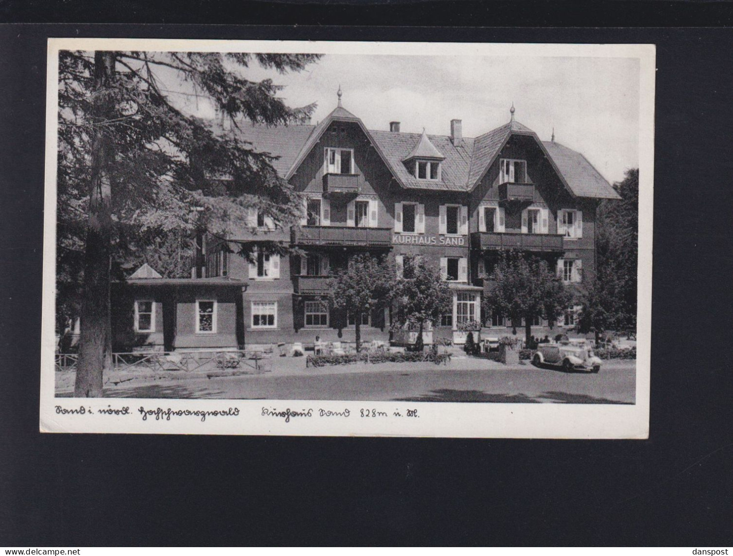 Dt. Reich AK Bühl Kurhaus Sand