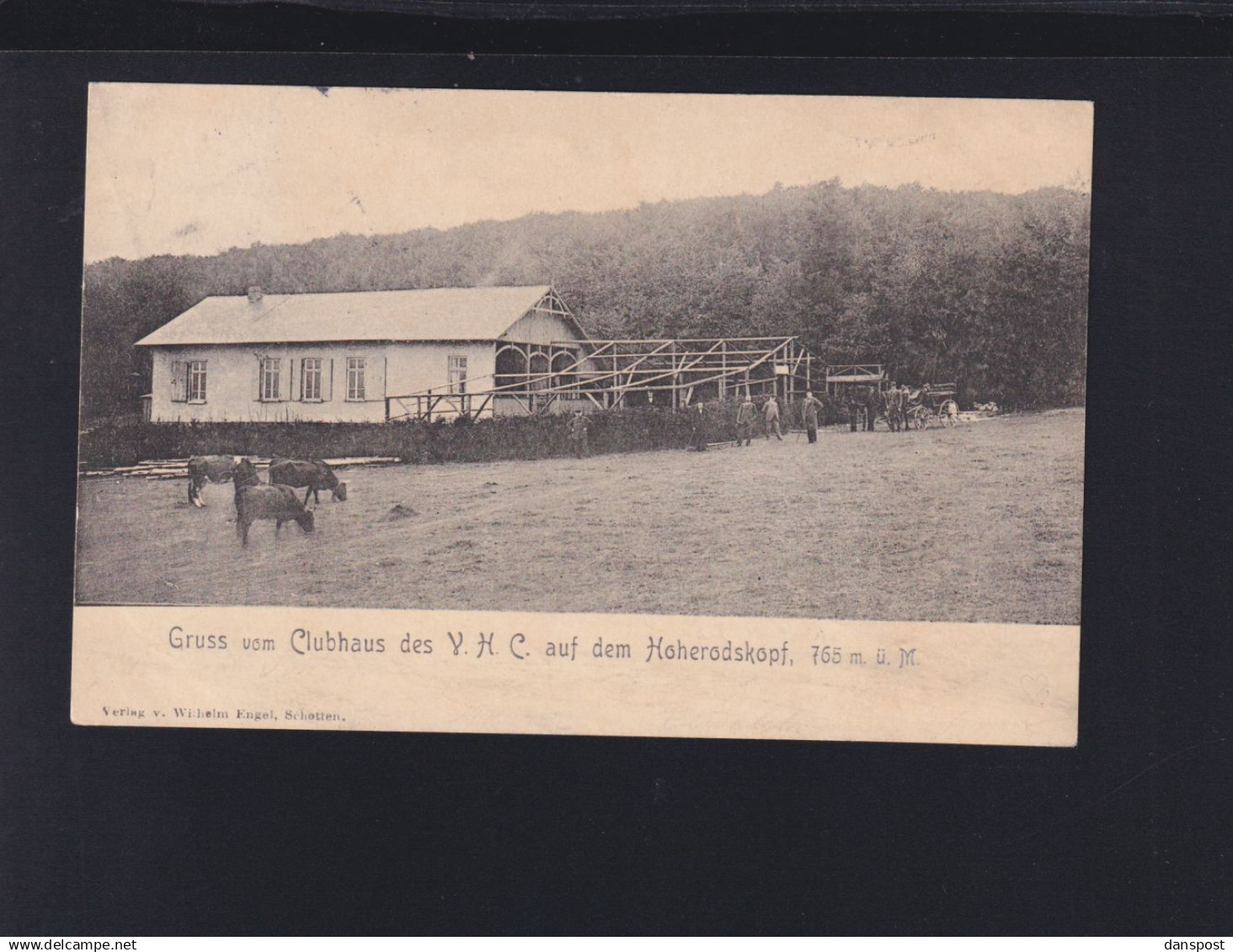 Dt. Reich AK Clubhaus des VHC Hoherodskopf 1903