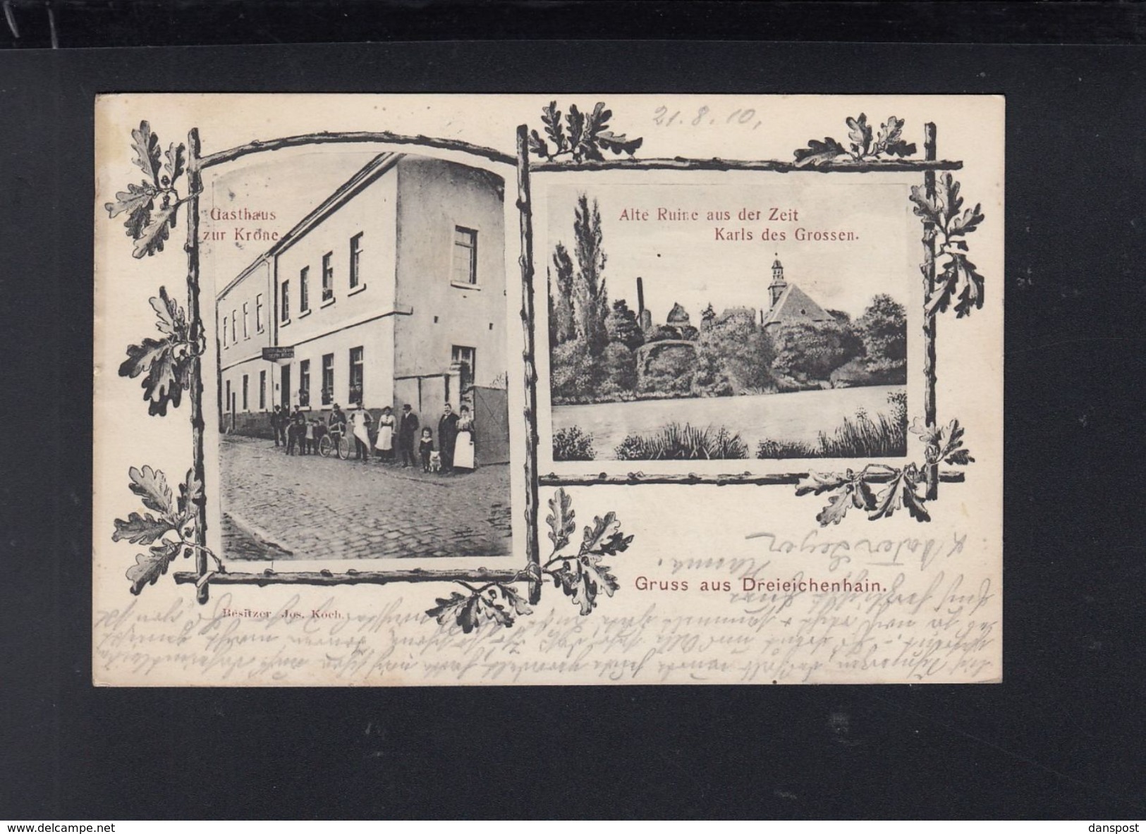 Dt. Reich AK Dreieichenhain Gasthaus zur Krone