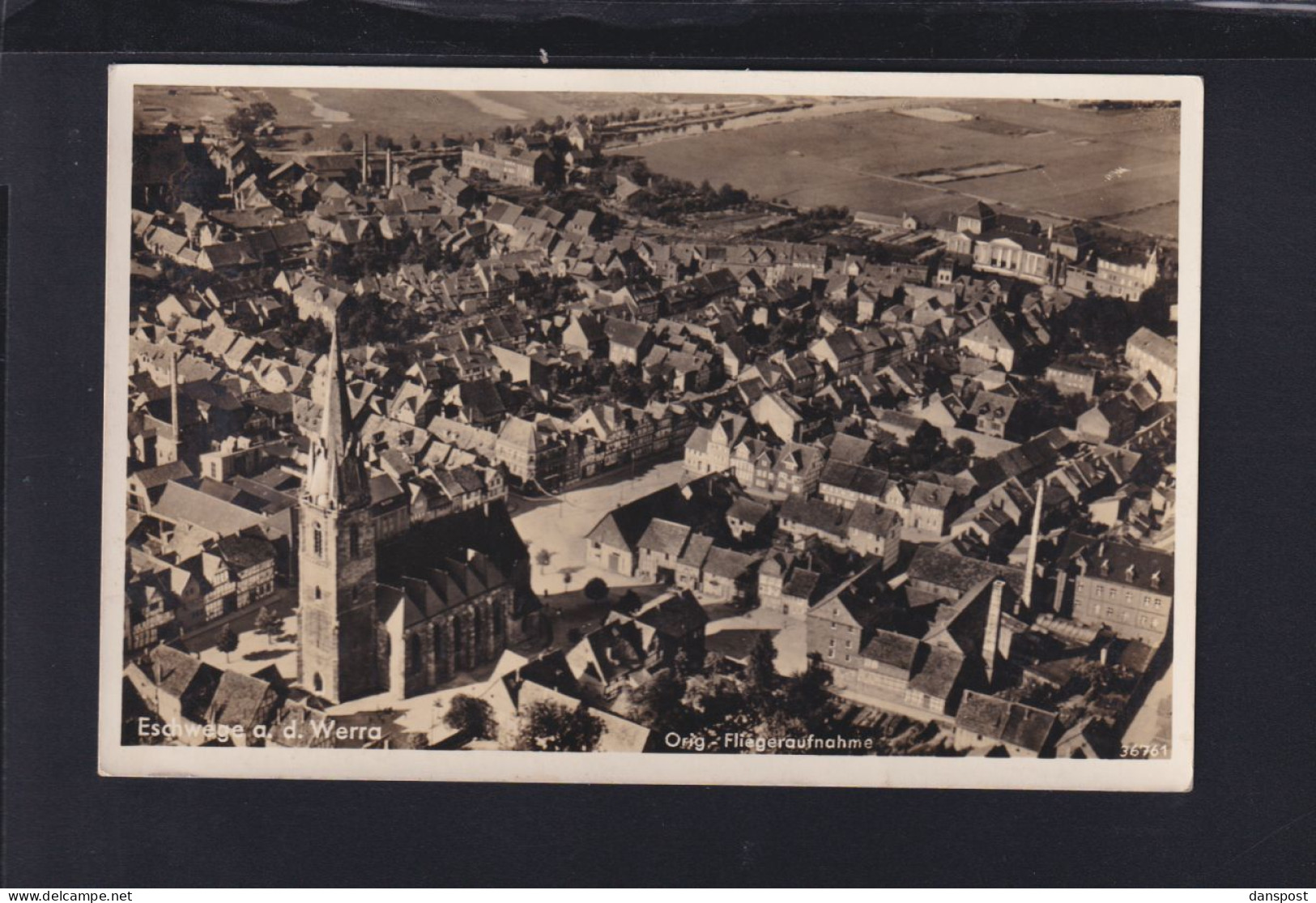 Dt. Reich AK Eschwege Luftbild