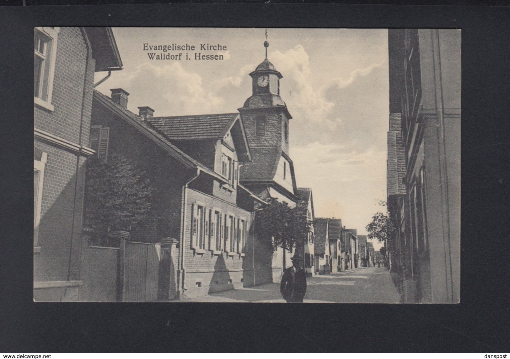 Dt. Reich AK Evangelische Kirche Walldorf
