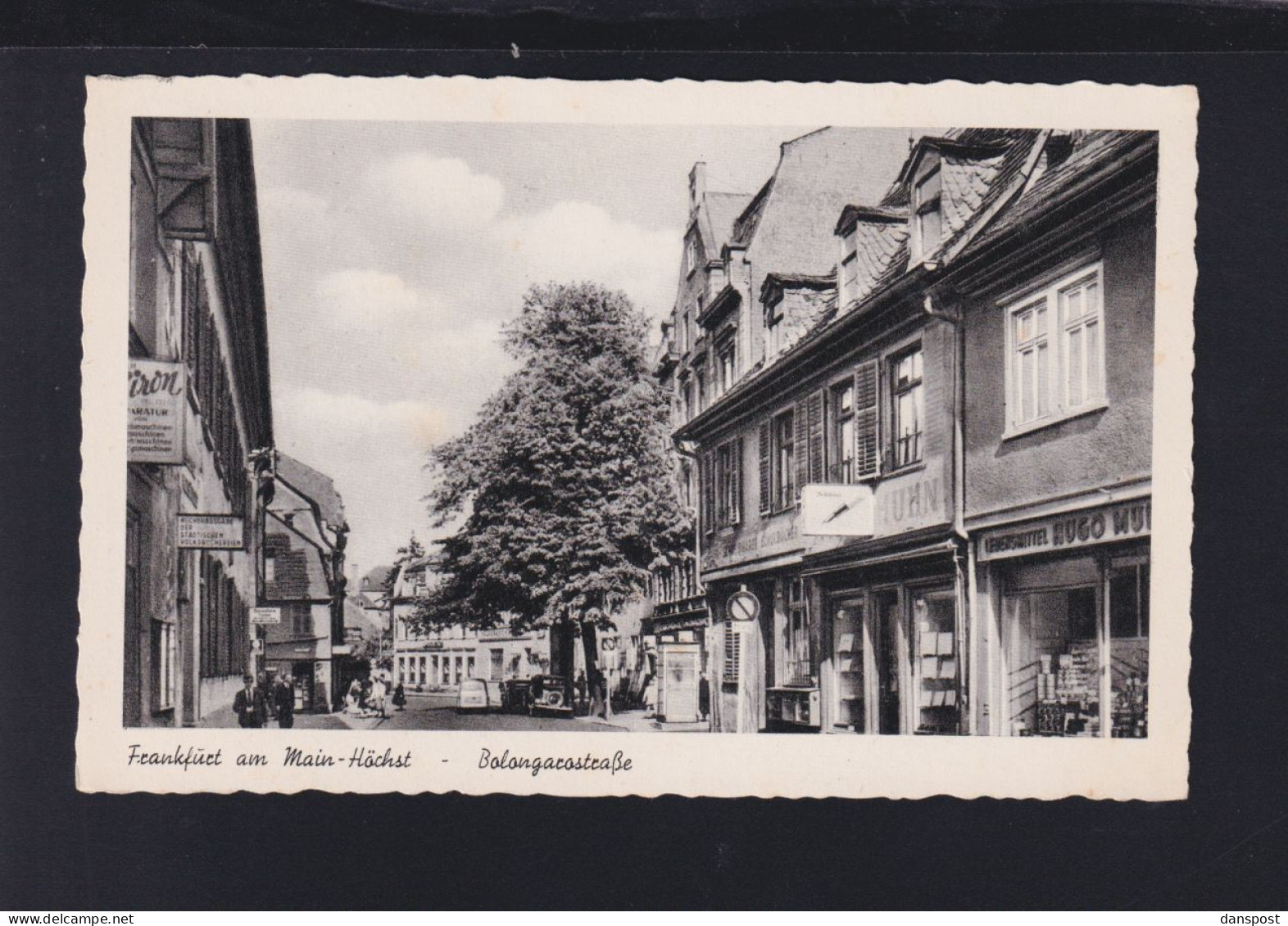 Dt. Reich AK Frankfurt Höchst Bolongarostrasse