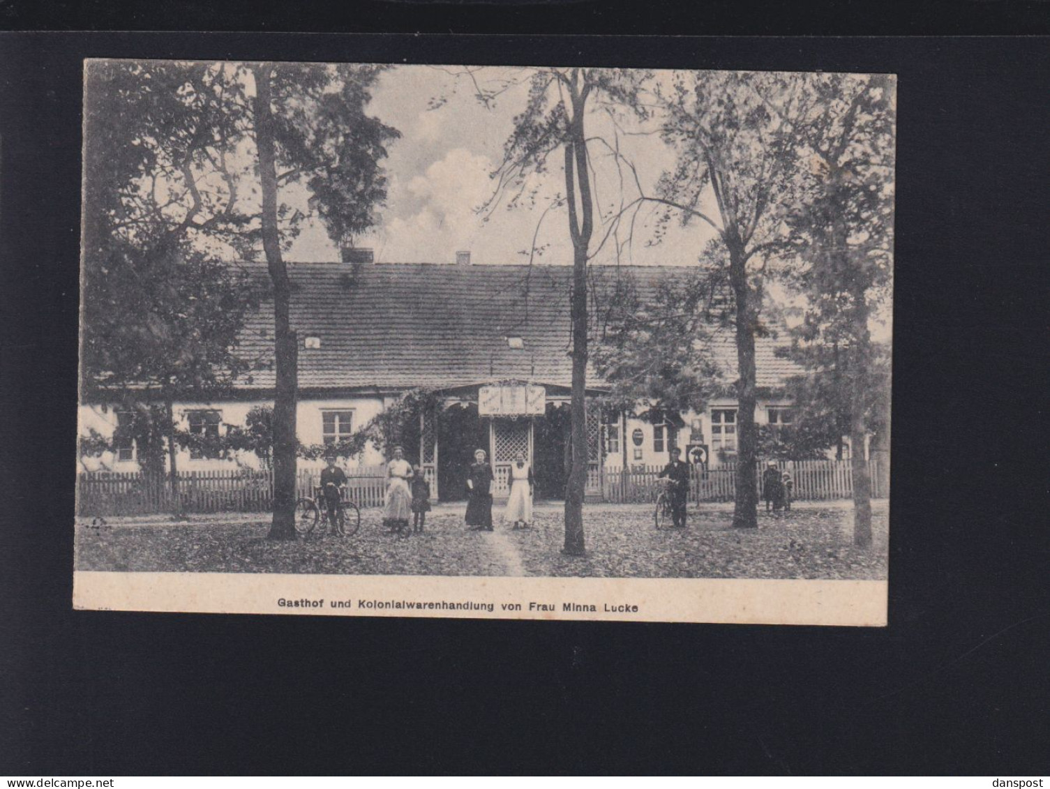 Dt. Reich AK Friedersdorf Mark Gasthaus Minna Lucke