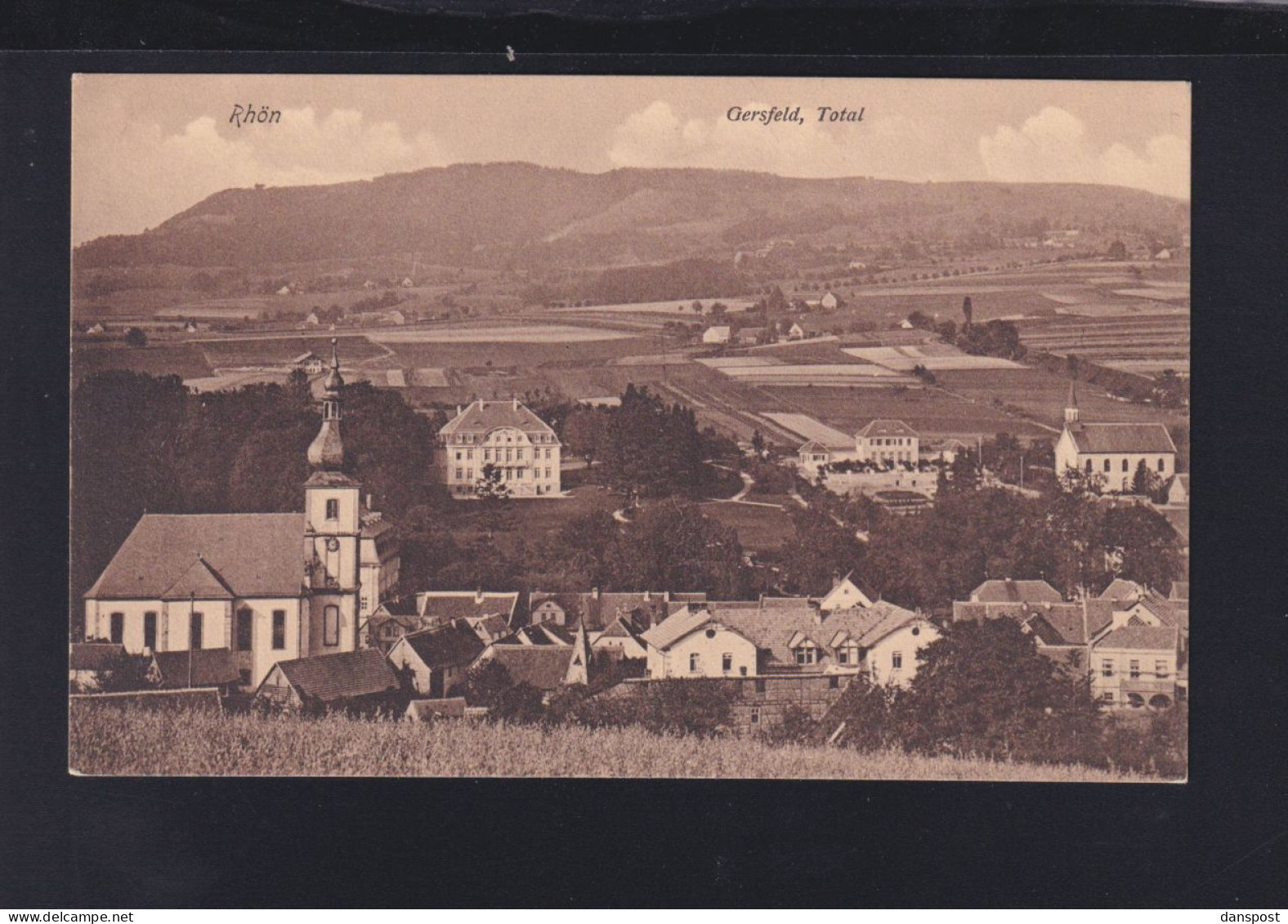 Dt. Reich AK Gersfeld Rhön Total