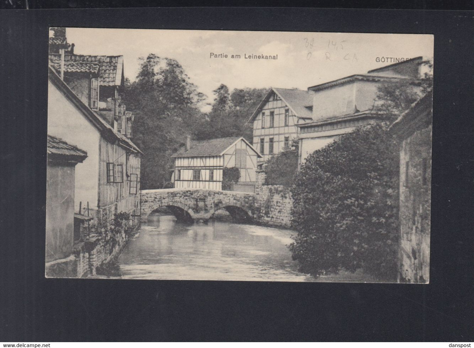 Dt. Reich AK Göttingen Partie am Leinekanal