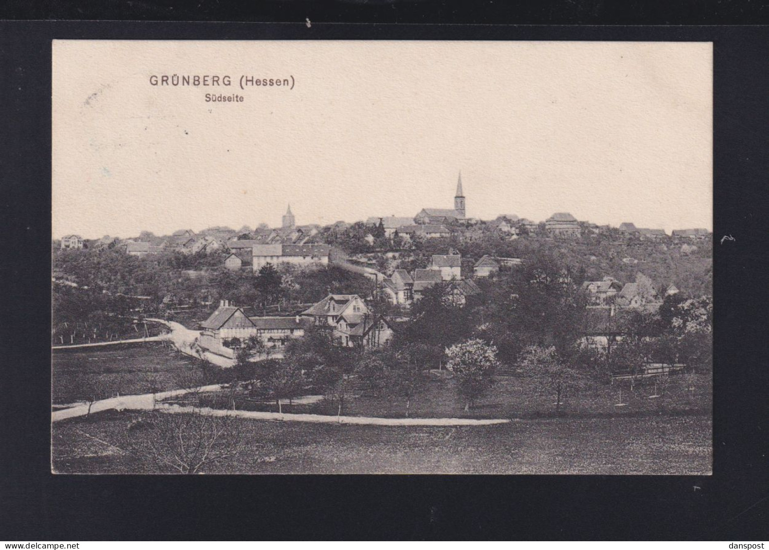 Dt. Reich AK Grünberg Südseite 1908