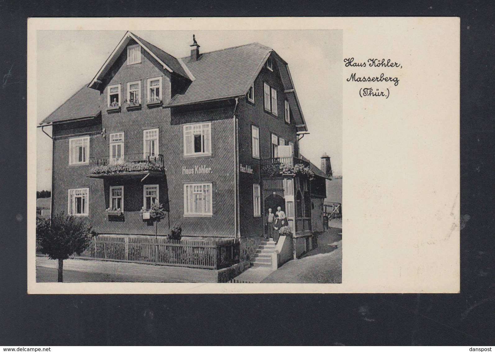 Dt. Reich AK Haus Köhler Masserberg