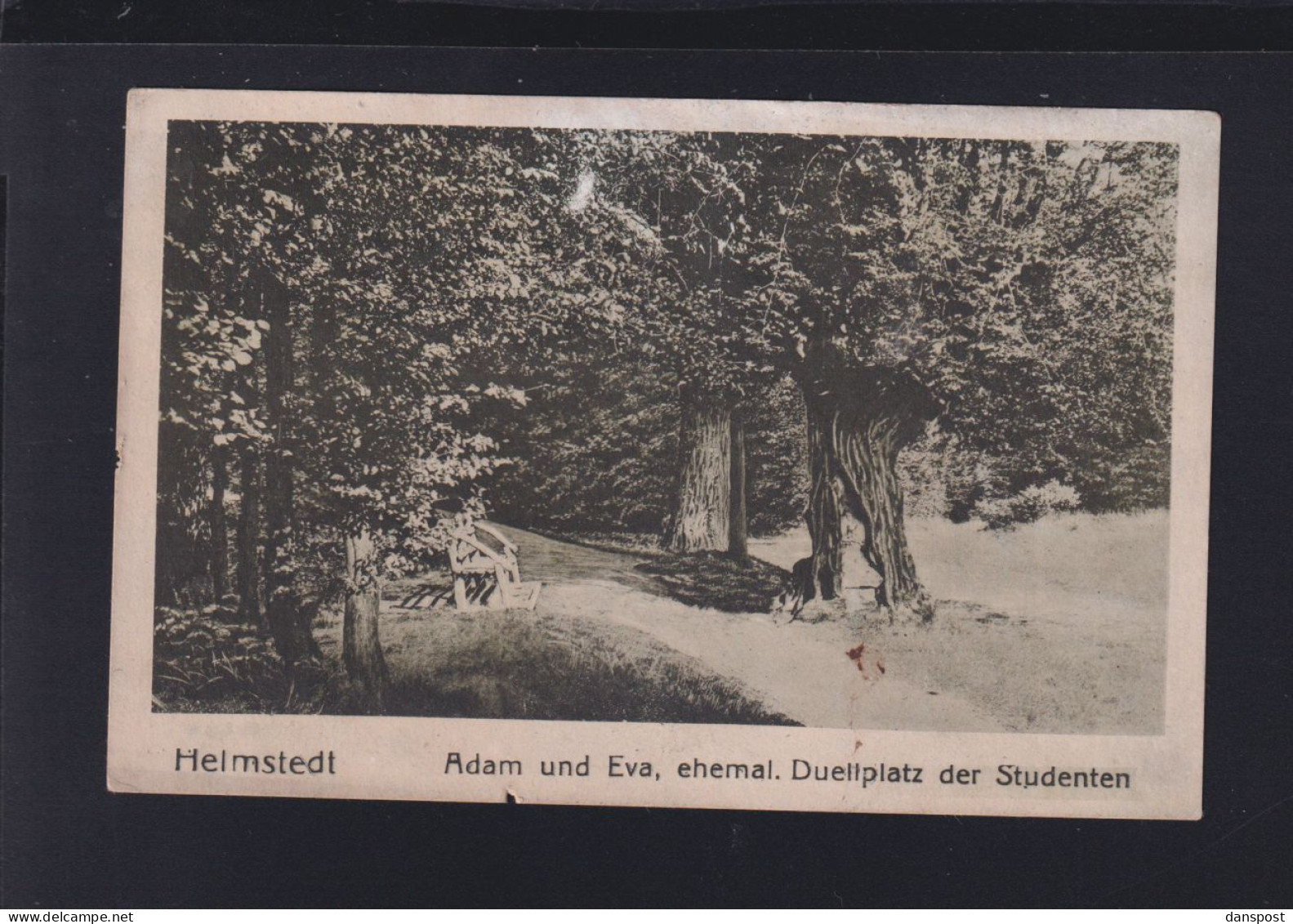 Dt. Reich AK Helmstedt Duellplatz der Studenten