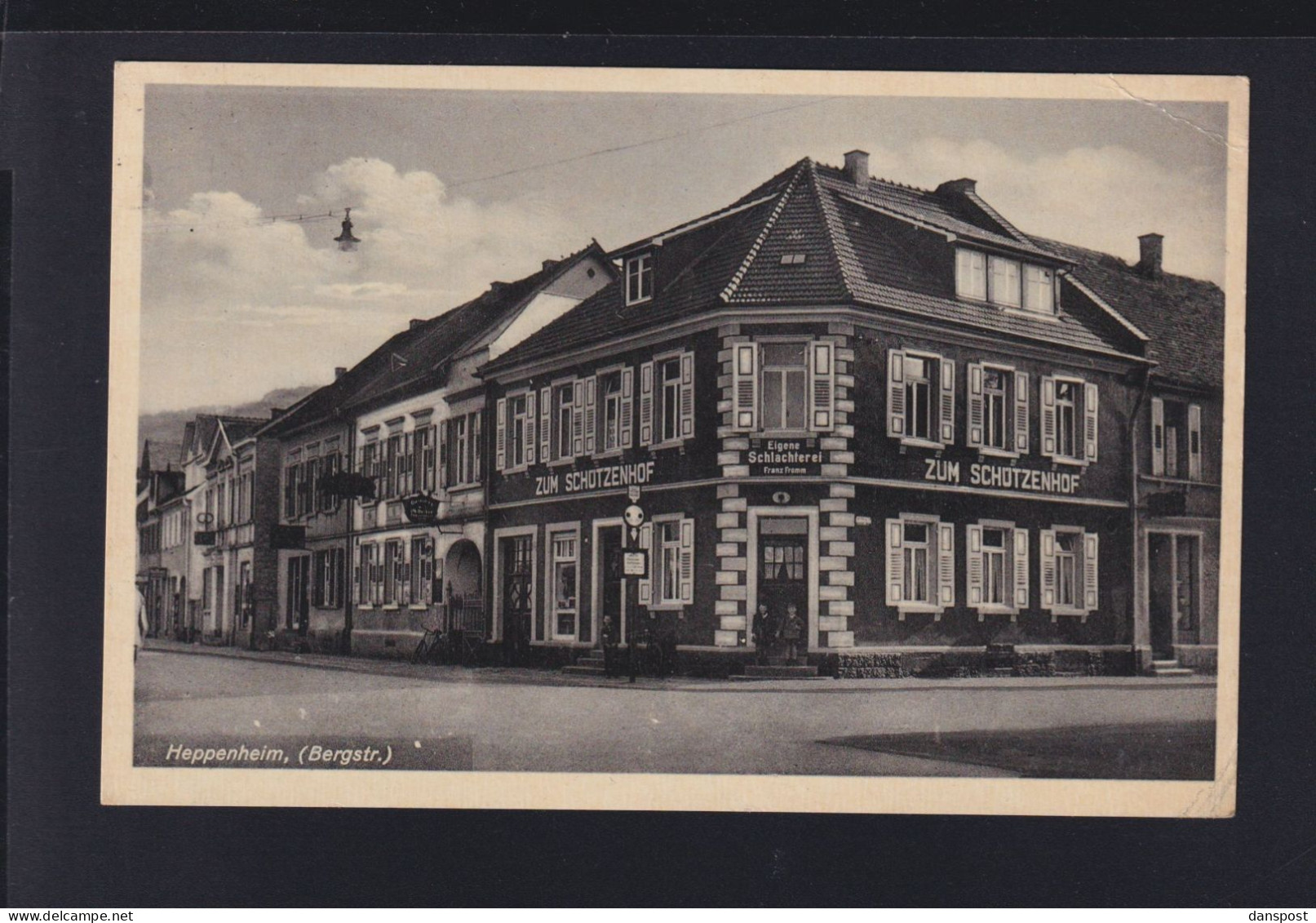 Dt. Reich AK Heppenheim Zum Schützenhof