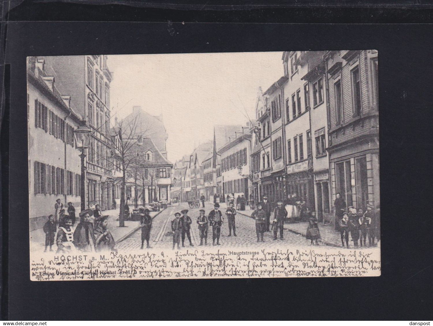 Dt. Reich AK Höchst Hauptstrasse