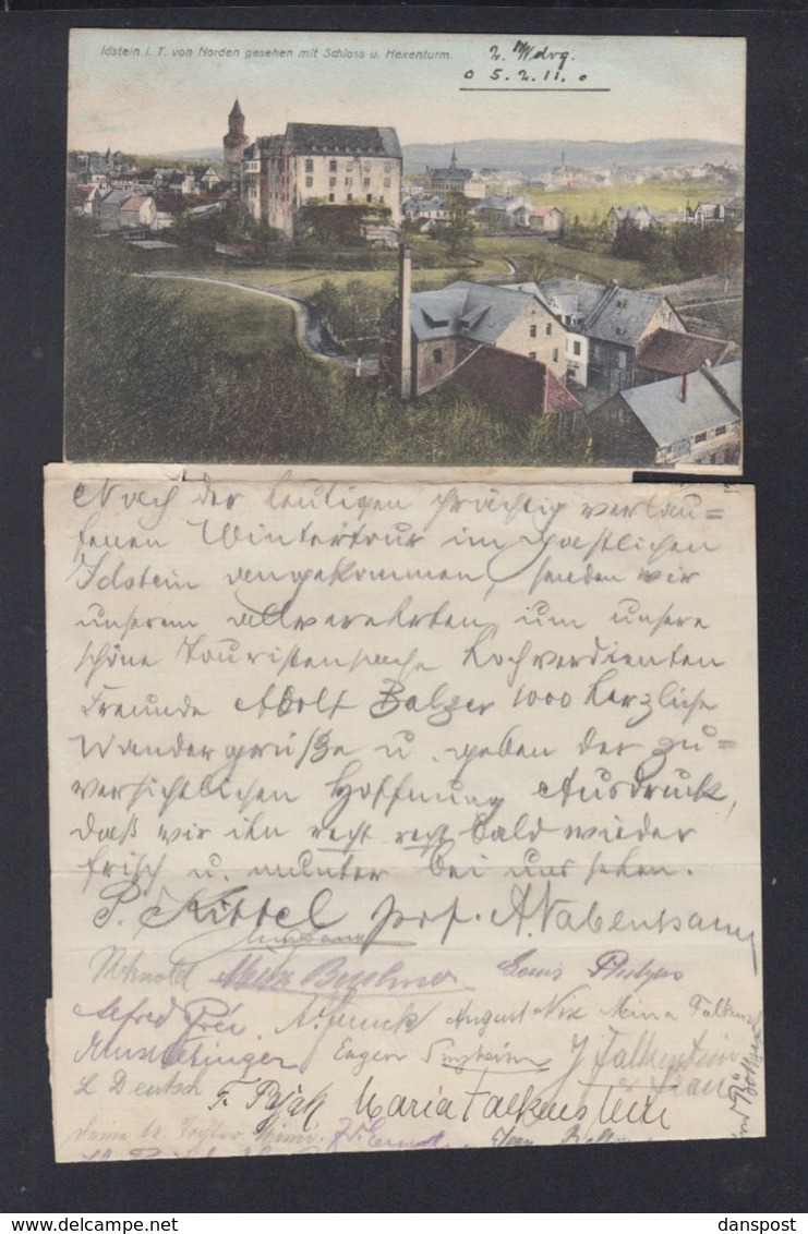 Dt. Reich AK Idstein vom Norden