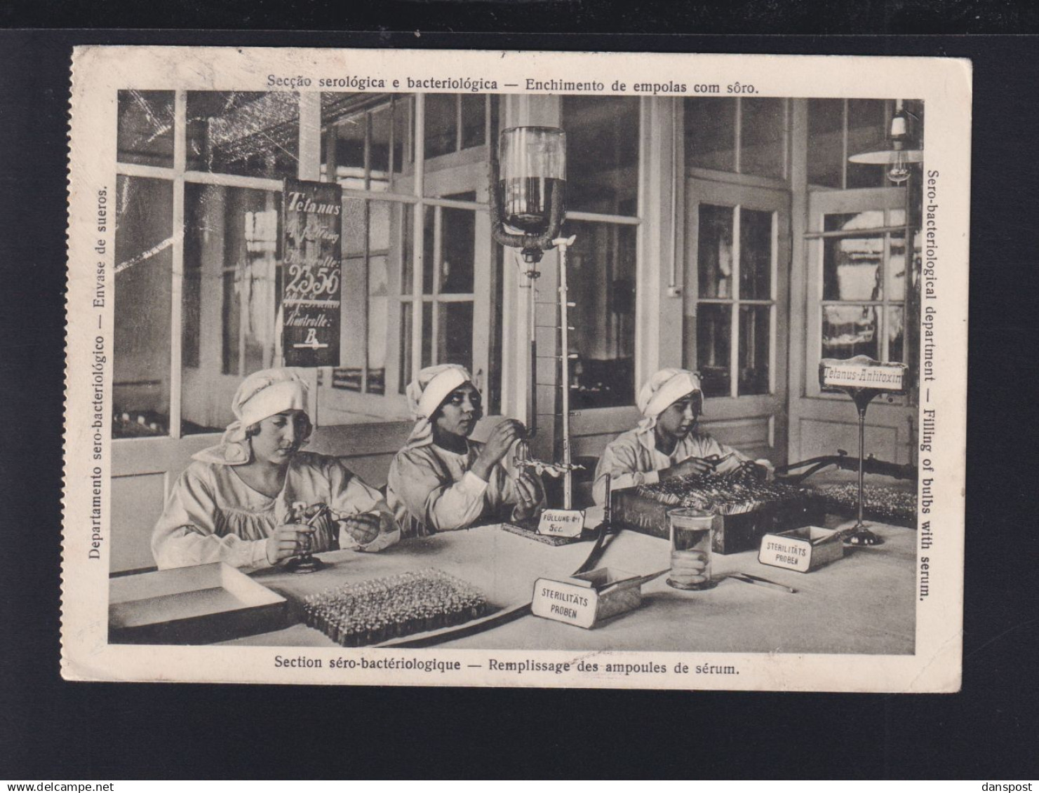 Dt. Reich AK IG Farben Höchst Sero-Bakteriologische Abteilung