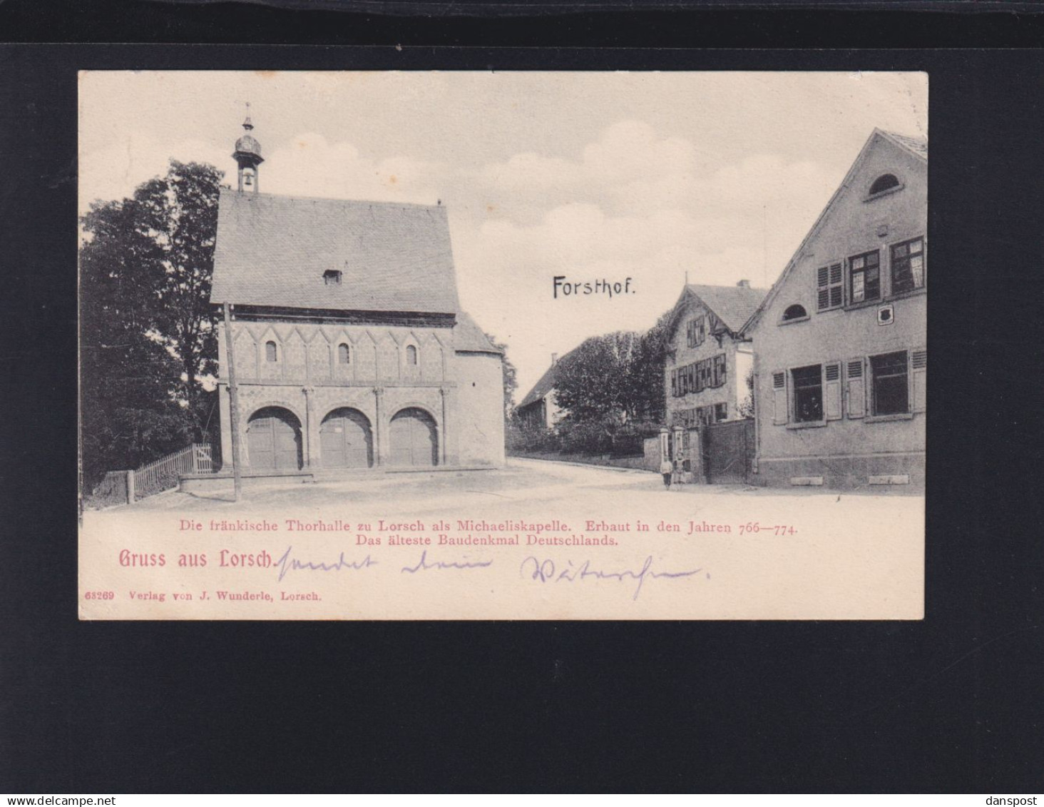 Dt. Reich AK Lorsch Forsthof 1907