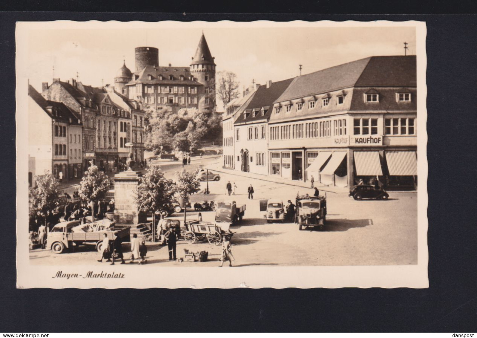 Dt. Reich AK Mayen Marktplatz