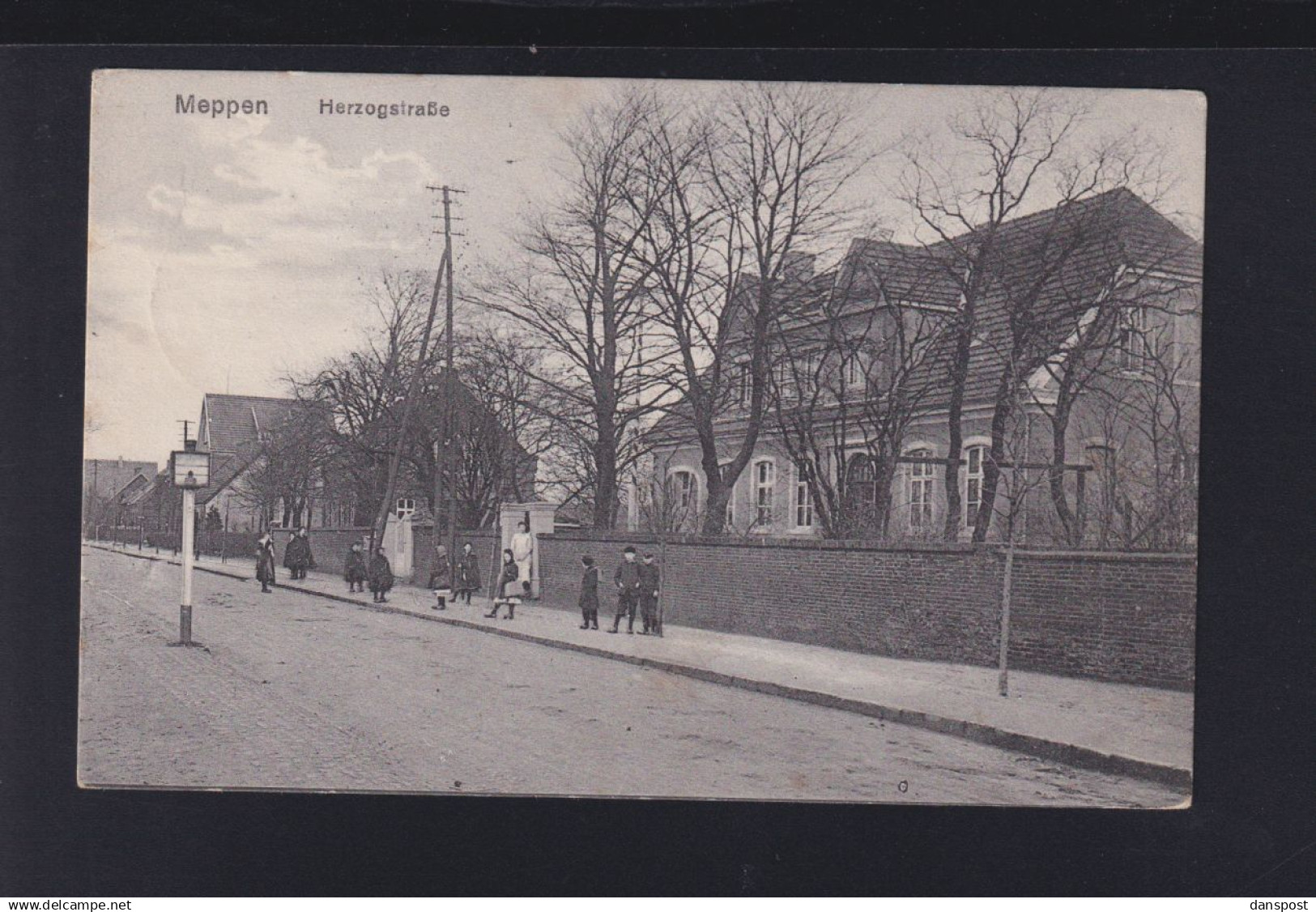 Dt. Reich AK Meppen Herzogstrasse 1918