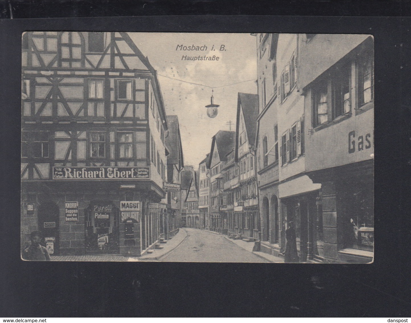 Dt. Reich AK Mosbach Hauptstrasse