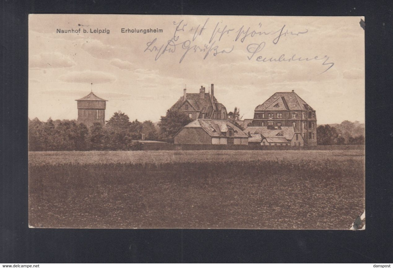 Dt. Reich AK Naunhof bei Leipzig Erholungsheim