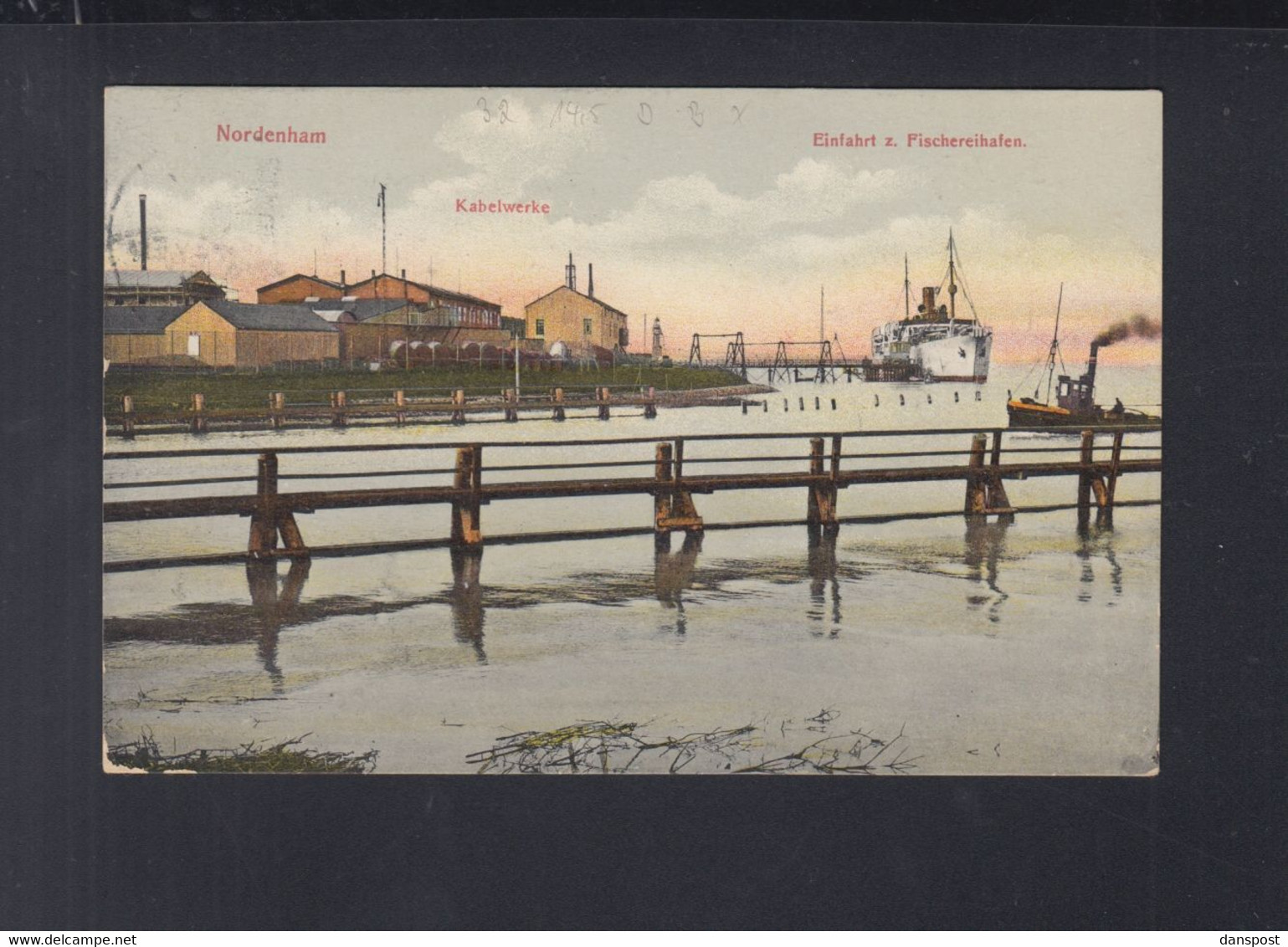 Dt. Reich AK Nordenham Kabelwerke Fischereihafen