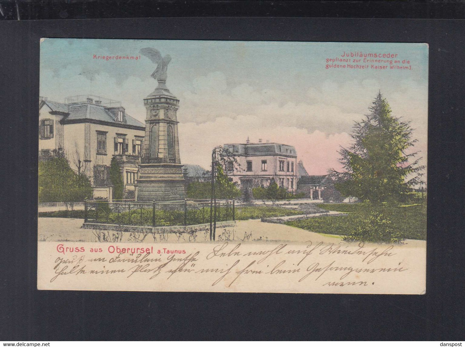 Dt. Reich AK Oberursel Jubiläumsceder 1909