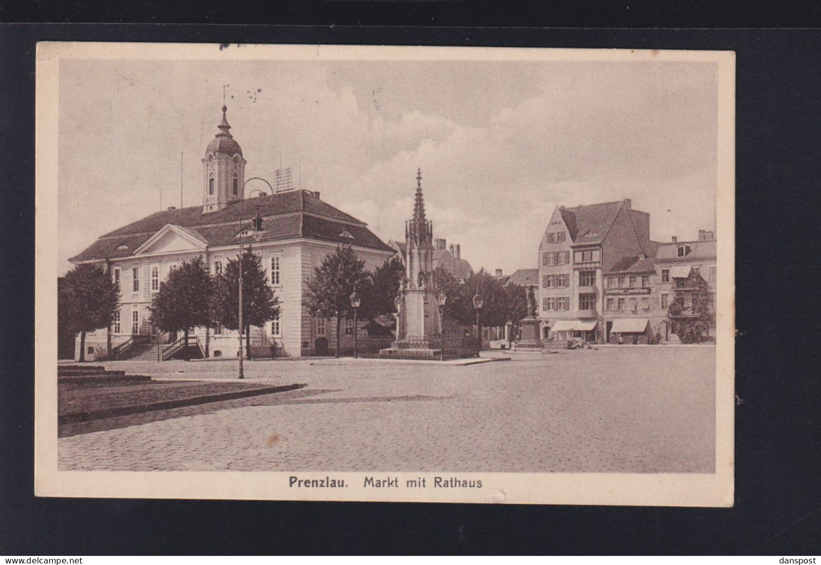 Dt. Reich AK Prenzlau Markt