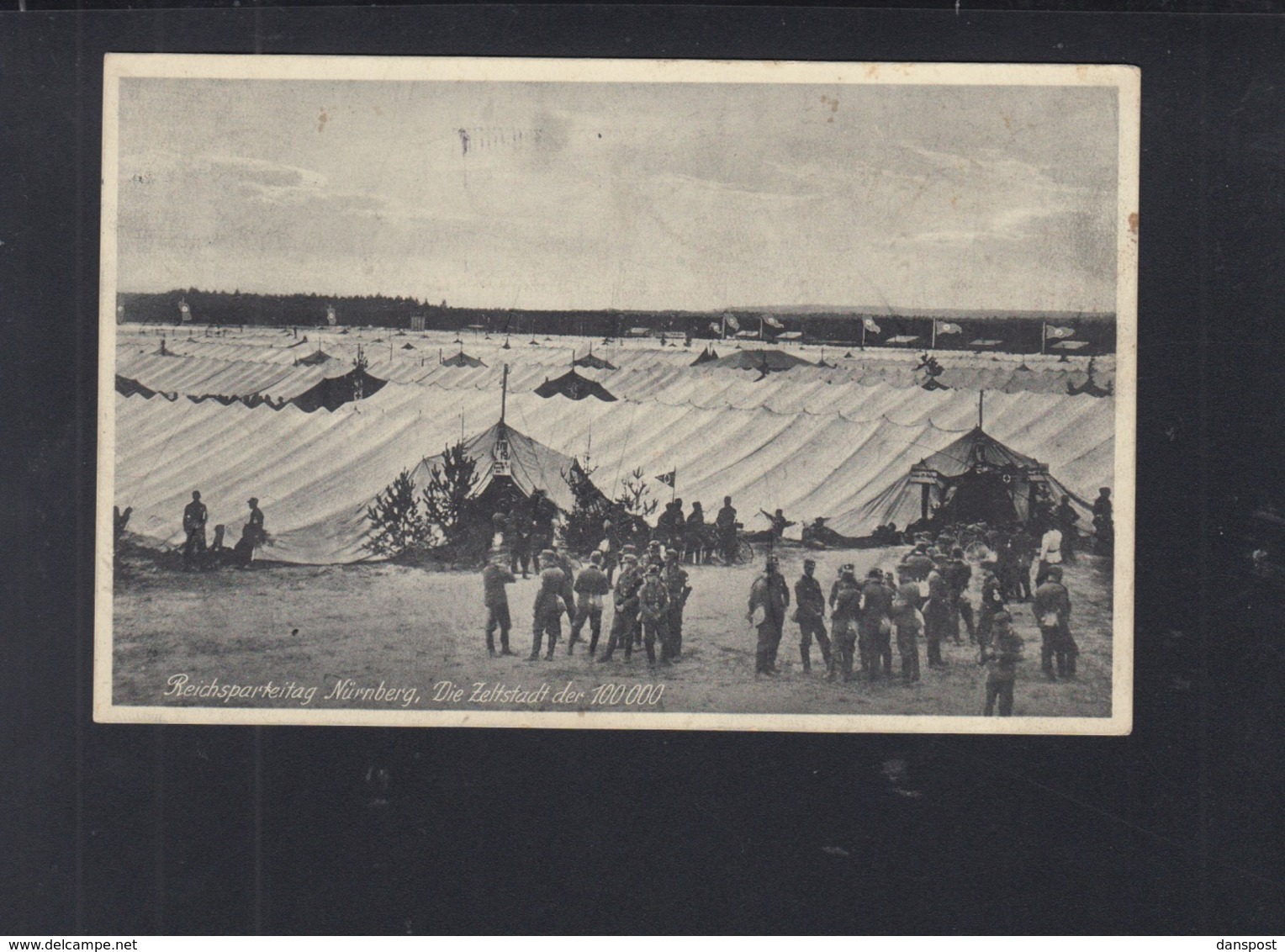 Dt. Reich AK Reichsparteitag Nürnberg Die Zeltstadt