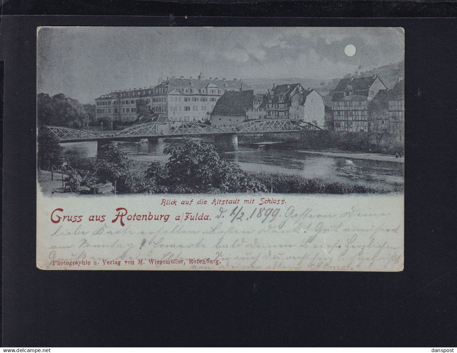 Dt. Reich AK Rotenburg 1899