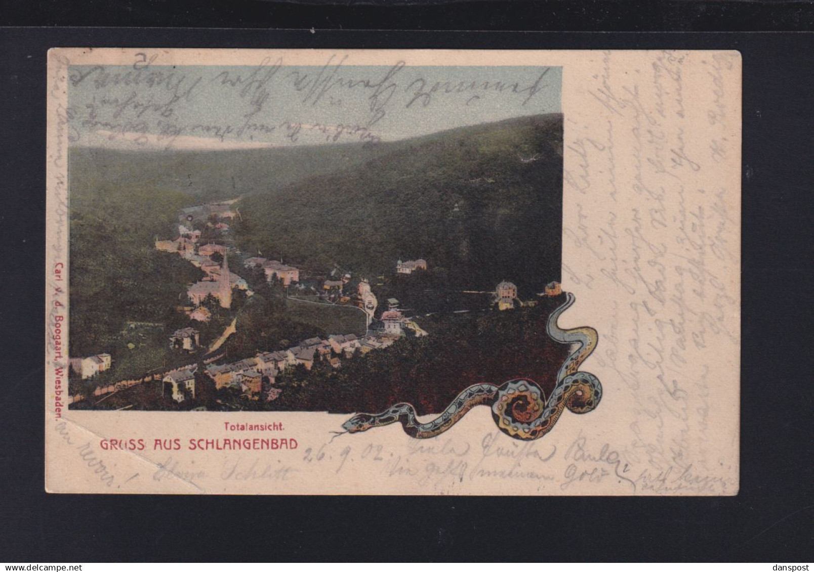 Dt. Reich AK Schlangenbad 1902