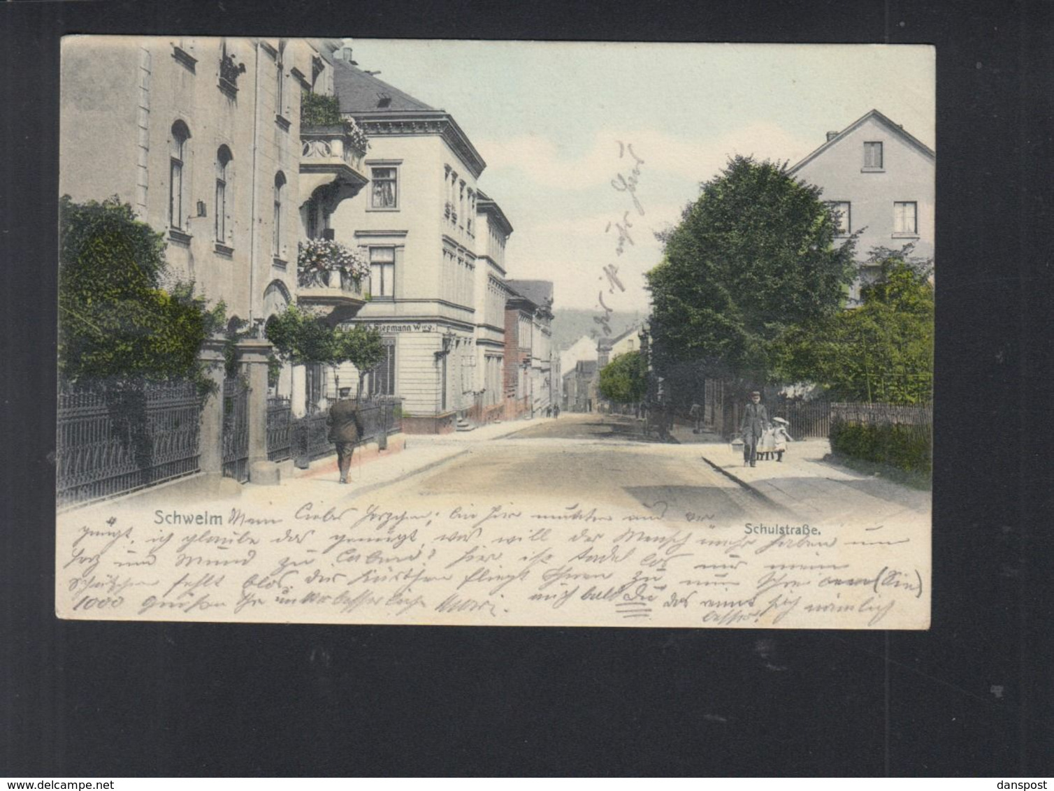 Dt. Reich AK Schwelm Schulstrasse  1906