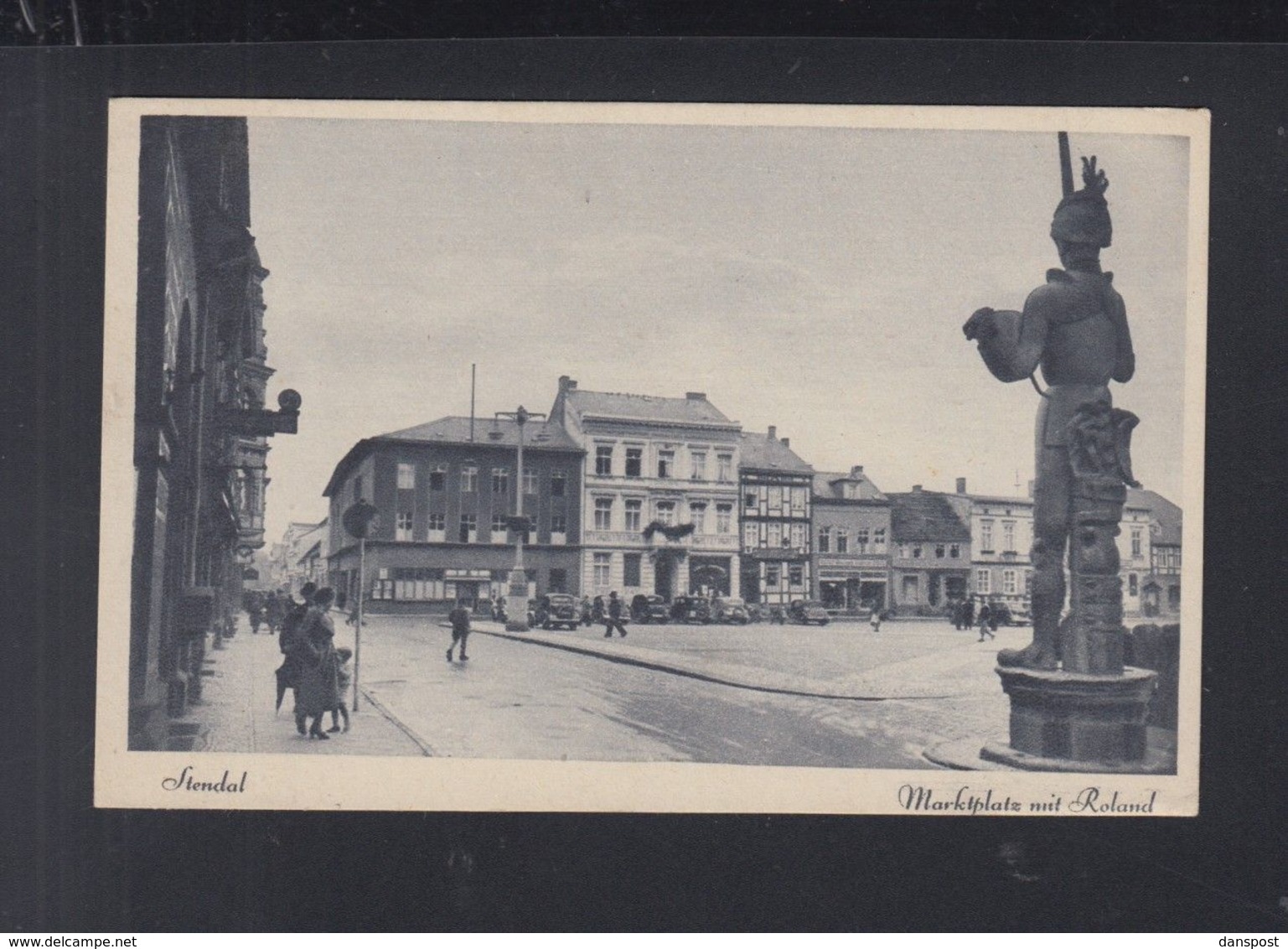 Dt. Reich AK Stendal Marktplatz