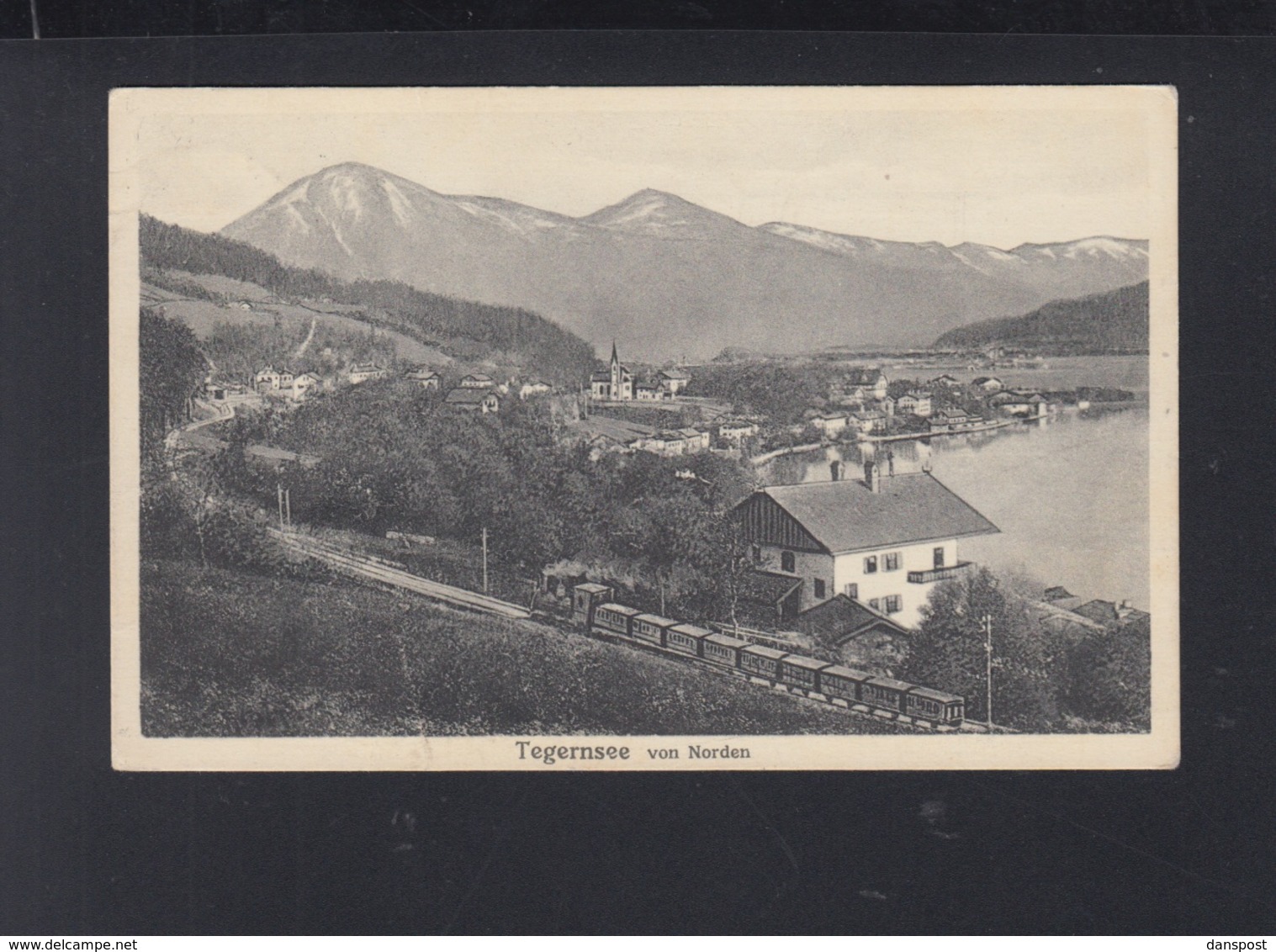Dt. Reich AK Tegernsee von Norden