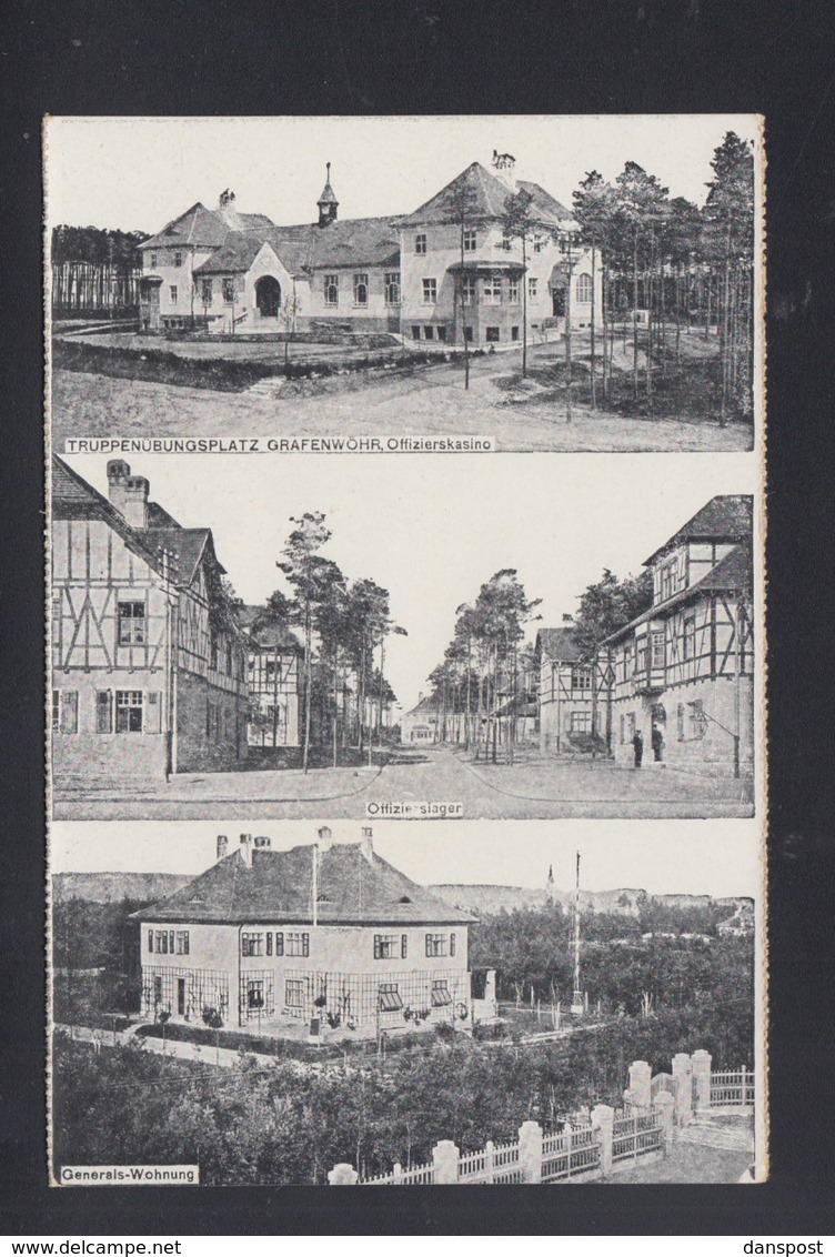 Dt. Reich AK Truppenübungsplatz Grafenwöhr 3 Ansichten