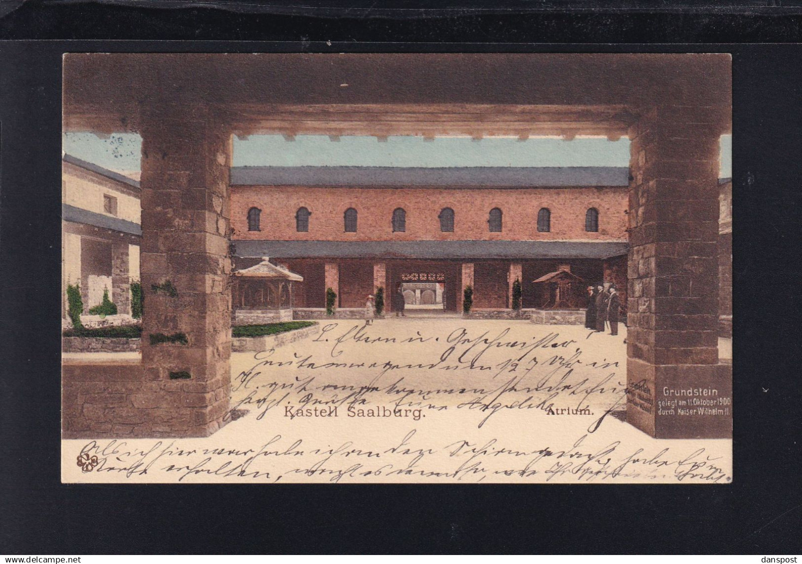 Dt. Reich Kunst PK Saalburg Kastell