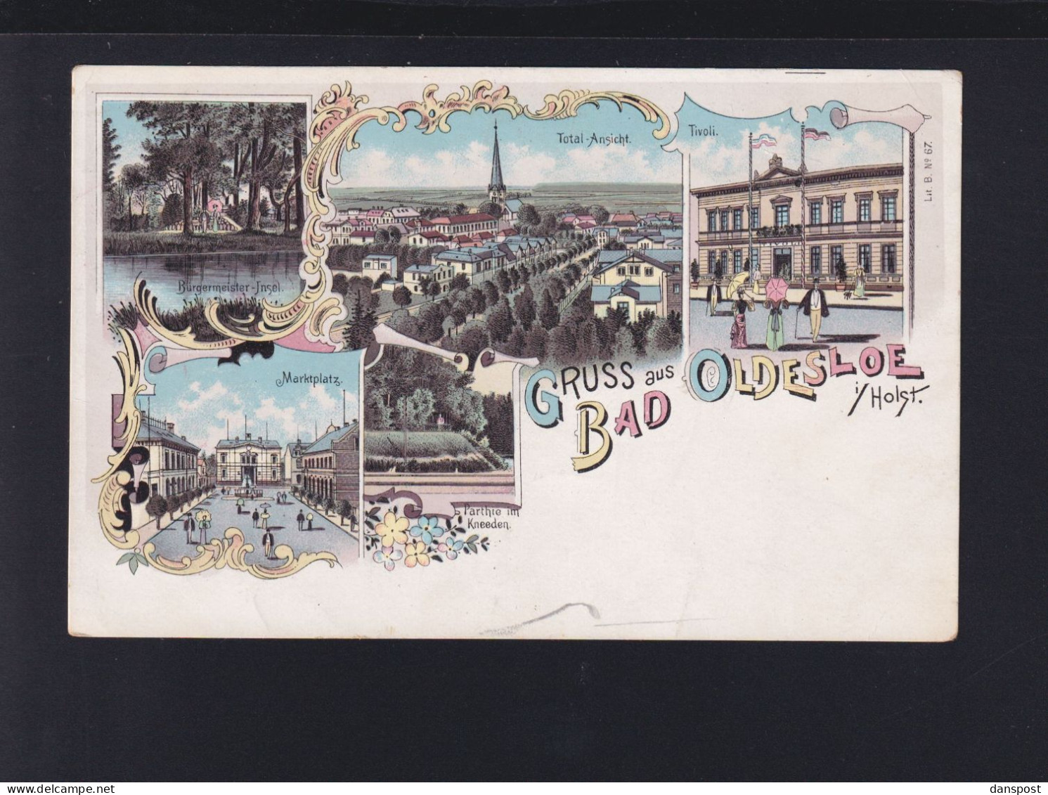 Dt Reich Litho Bad Oldesloe ungebraucht