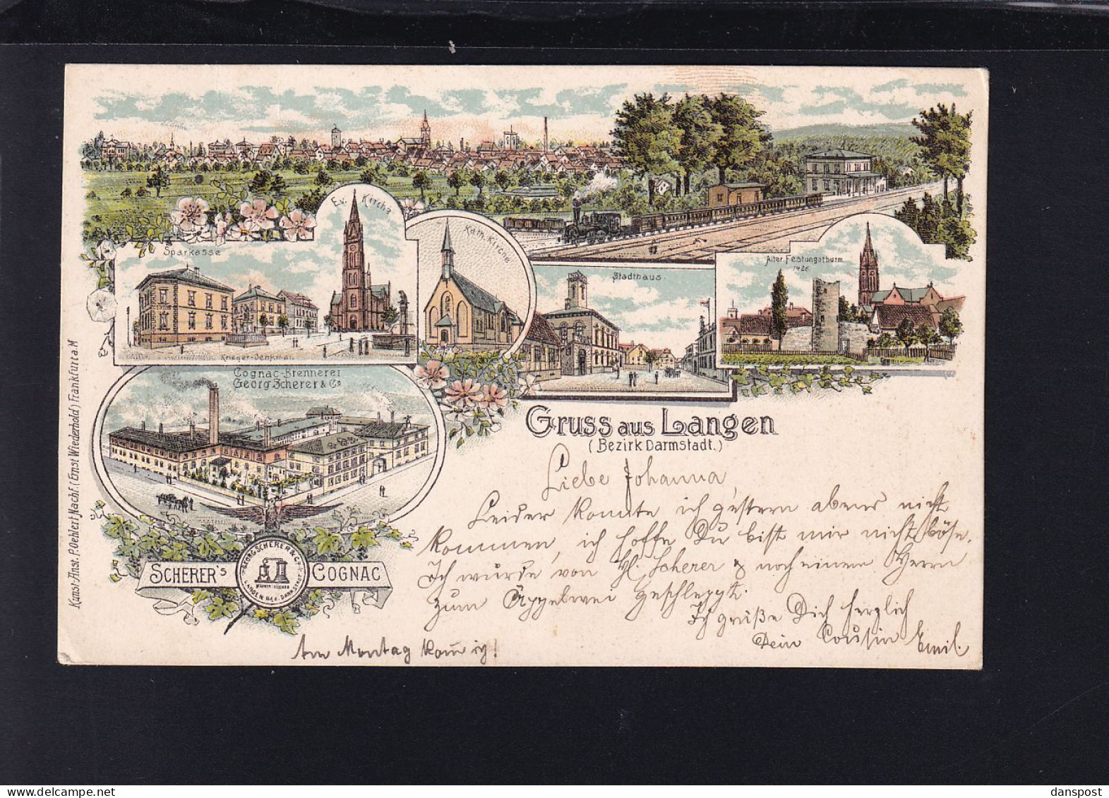 Dt. Reich Litho Langen 1897
