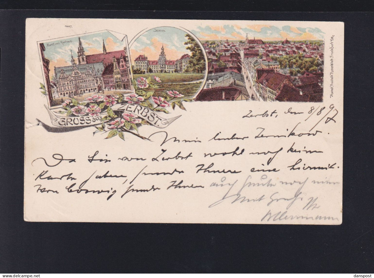 Dt. Reich Litho Zerbst 1897