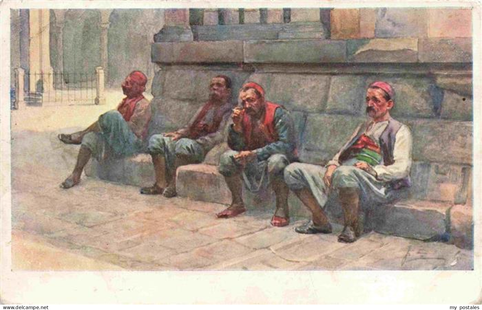 DUBROVNIK Ragusa Croatia Au marche de Ragusa Feldpost