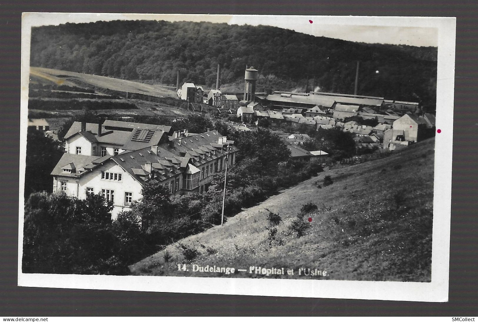 Dudelange, l'hopital et l'usine (A25p9)