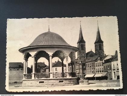 Luxembourg carte postale Dudelange eglise 1949