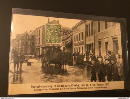 Luxembourg Dudelange Überschwemmung 1910