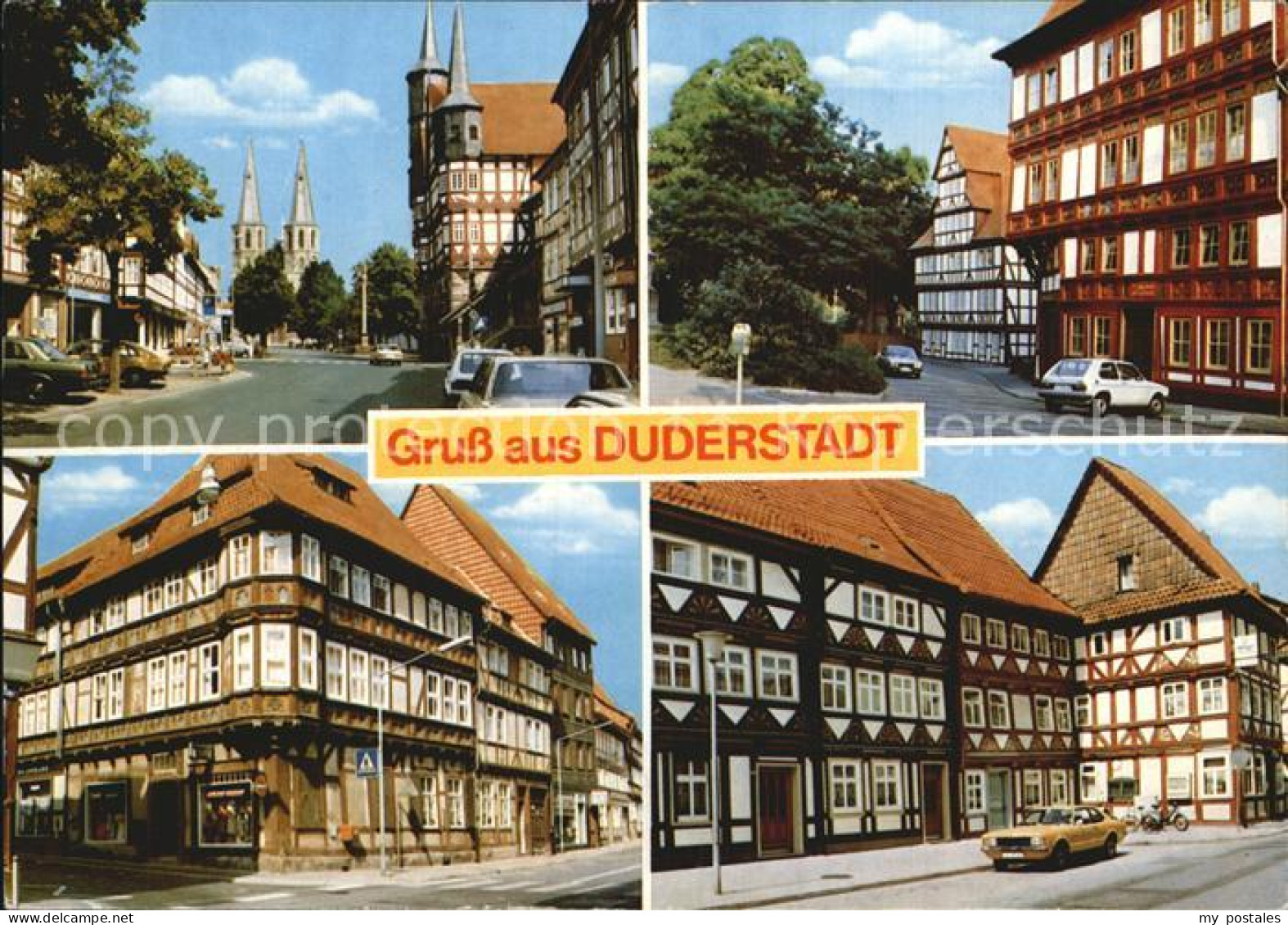 Duderstadt Niedersachsen Dorfmotive Fachwerkhaeuser