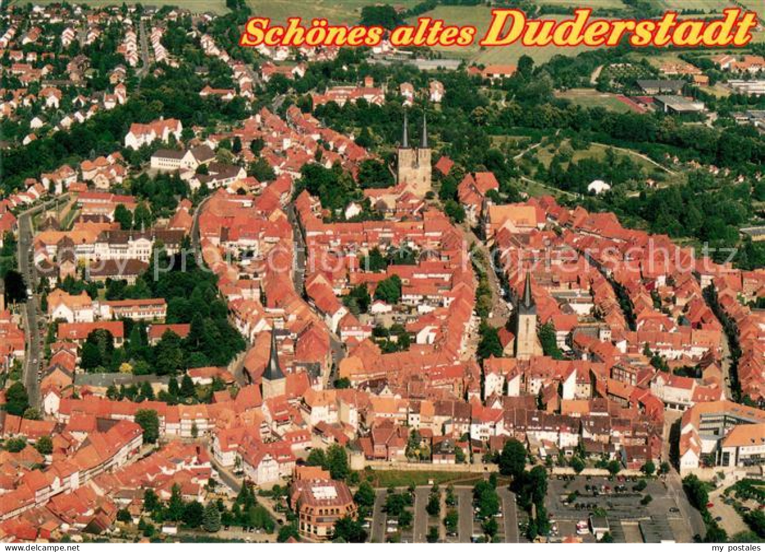 Duderstadt Niedersachsen Fliegeraufnahme